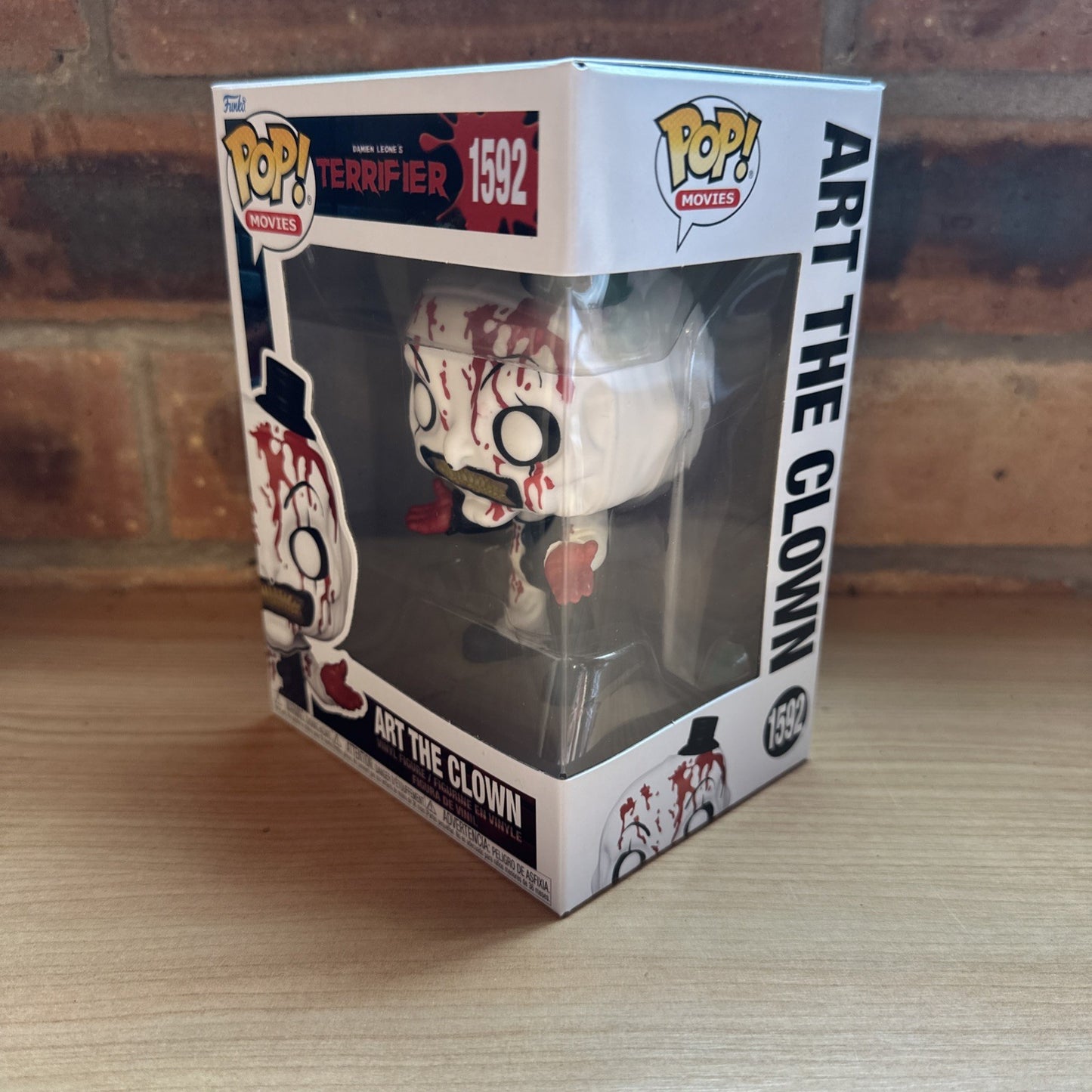 Terrifier - Art the Clown Bloody - #1592 - Movies - Funko Pop! Vinyl In Stk Now