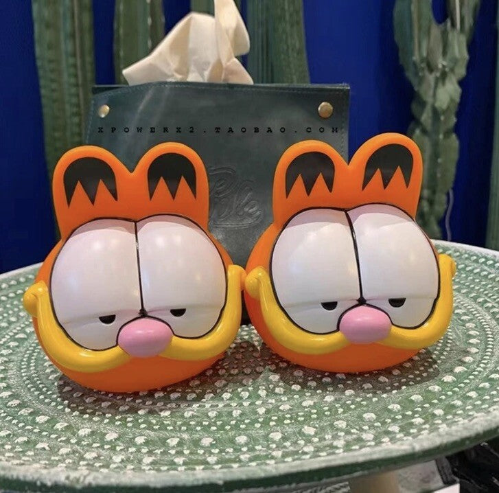 Garfield Face Money Box Bank Cat Movie Film Plastic Cult Cartoon Gift2