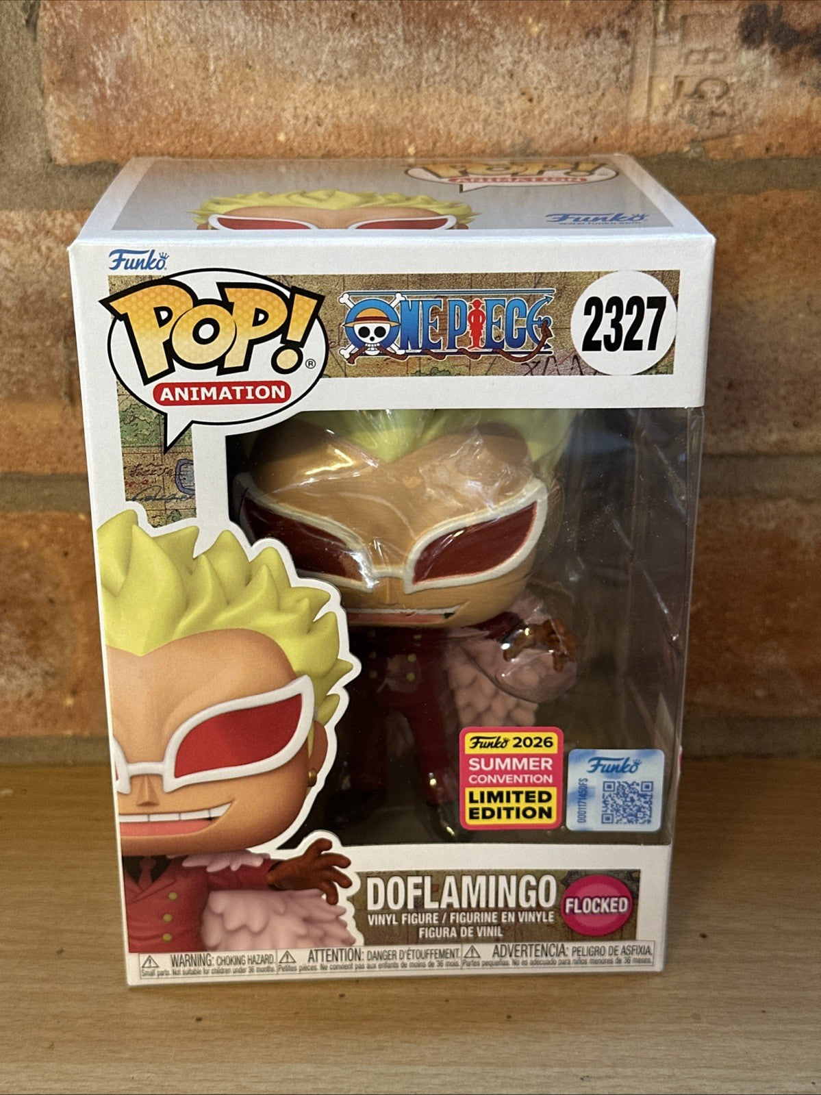 2026 SDCC Funko Pop! One Piece Doflamingo (Flocked) Shared Sticker0