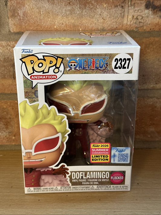 2026 SDCC Funko Pop! One Piece Doflamingo (Flocked) Shared Sticker0