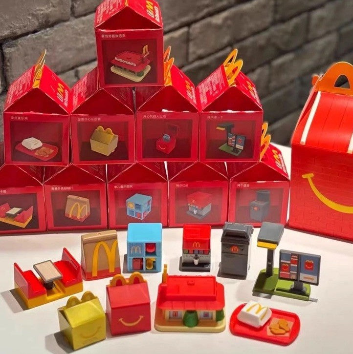 1x Random 2025 Mc DONALD'S Lil Mc Donalds Mini Kids HAPPY MEAL TOYS Labubu Size