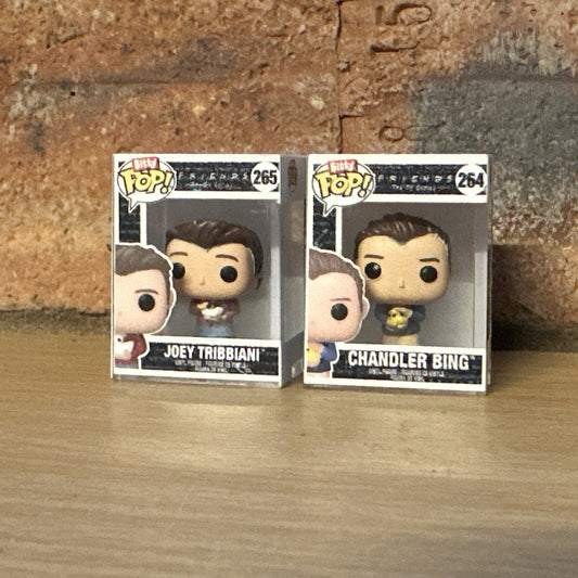 BITTY Chandler & Joey w/ Chick & Duck Friends 1" Funko Pops #264 Perry Bing #2650