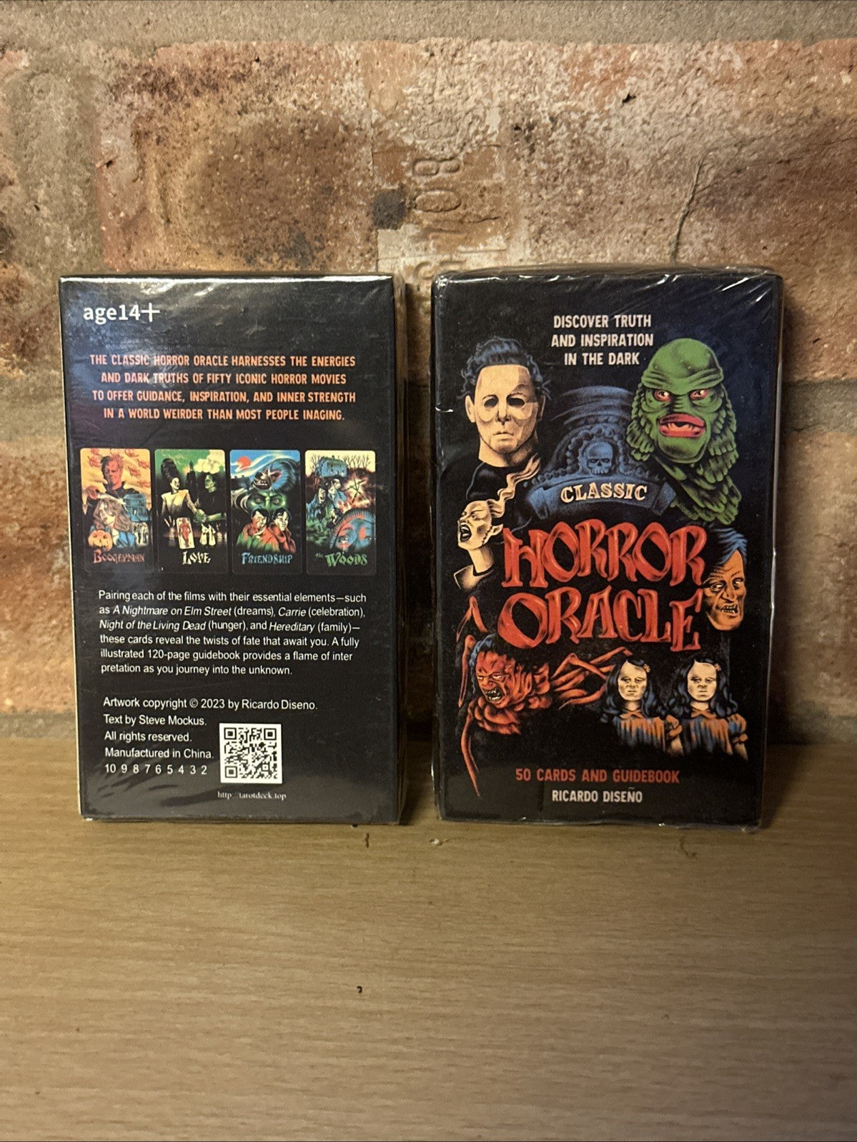 2023 Classic Horror Oracle Ricardo Diseno 50 Cards & Guidebook Sealed1