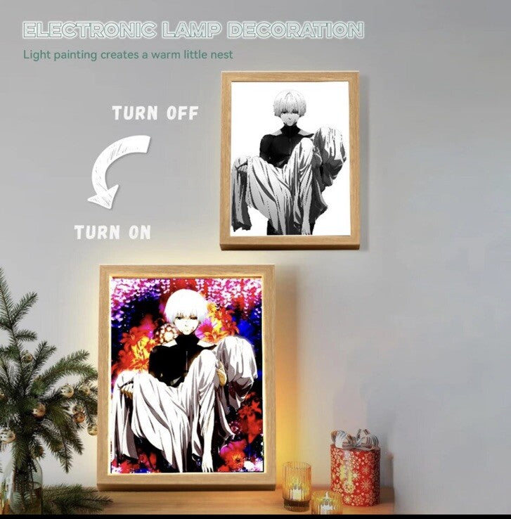 Tokyo Ghoul Anime Light Up Picture Frame LED Painting Night Light Cult0