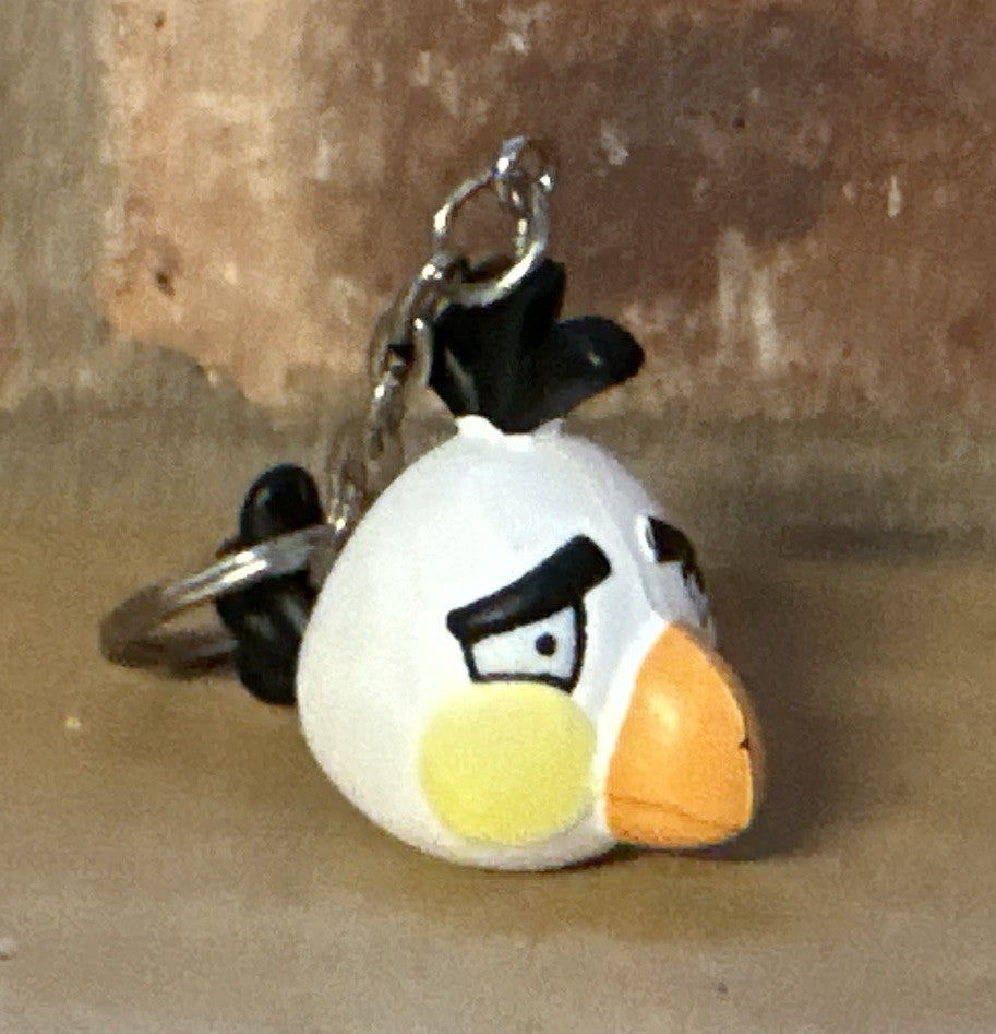 Angry Birds Chicken Pig Key Ring  danglers Keychain charm PVC Movie Gift2