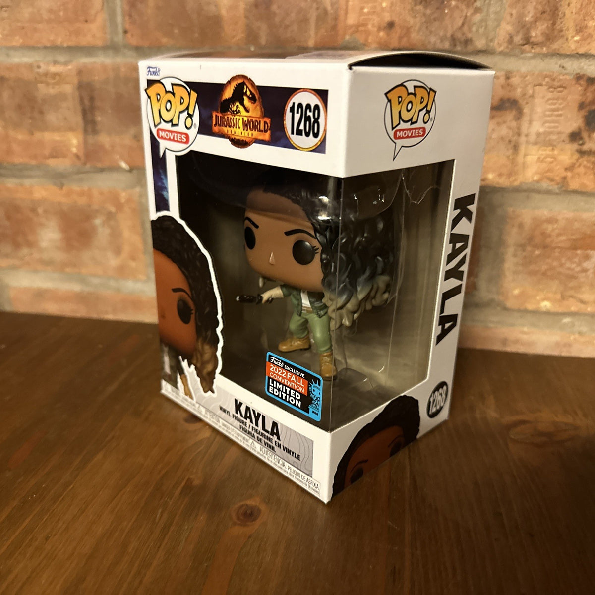 Funko Pop KAYLA #1268 Jurassic World NYCC 2022 LE  Vinyl Figure Movies0