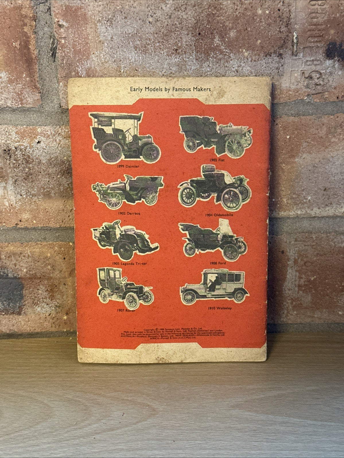 The Genuine ,,Gen” On Veteran Cars (The Motor World Series) 1958 By L.H Cade2