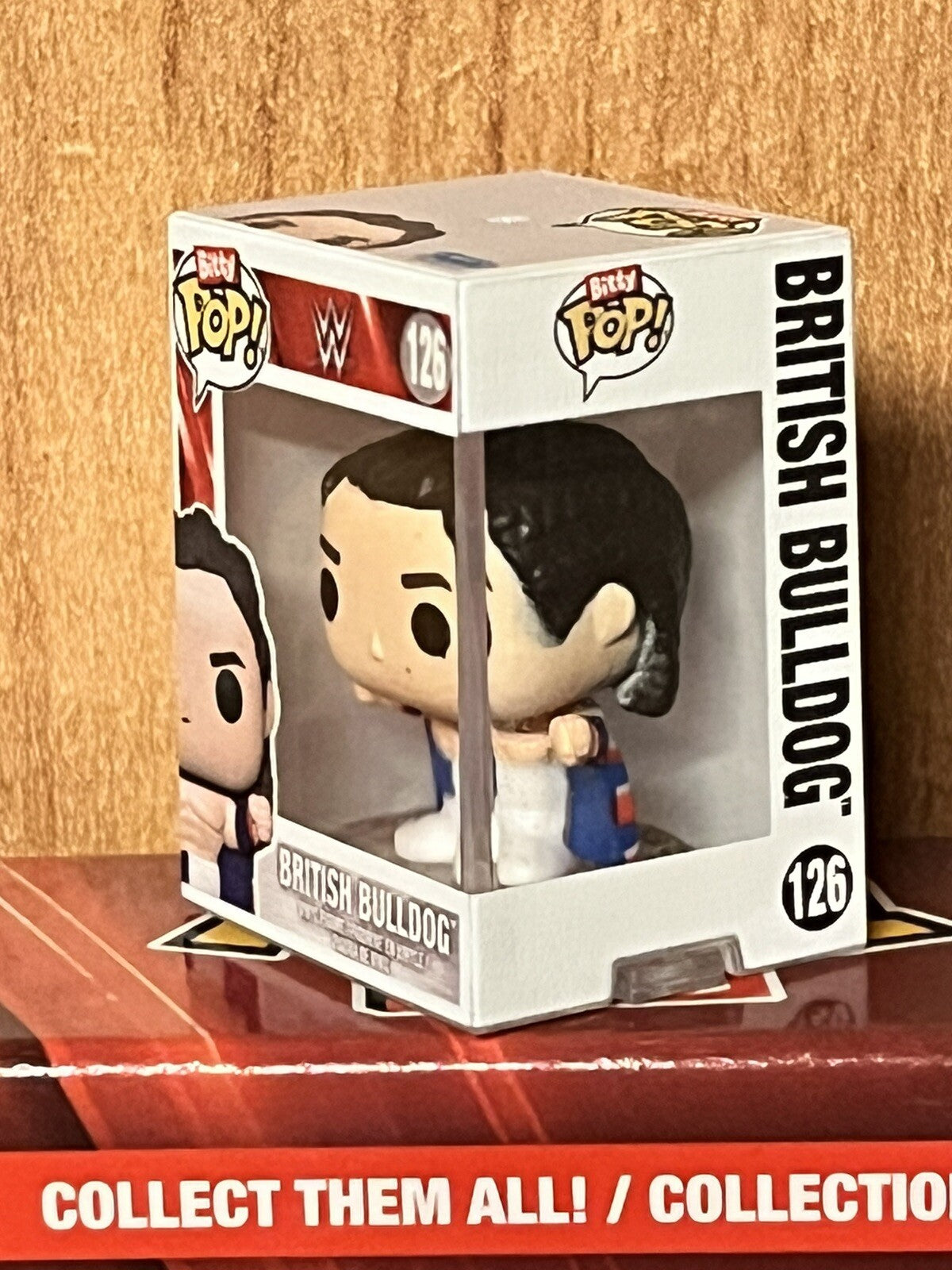 Funko Bitty Pop WWE Wrestling British Bulldog Figure Collect All 160