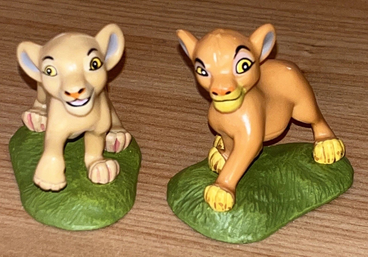 Disney 2Pcs The Lion King Toys SIMBA & NALA Models Action Figures Vintage0