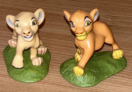 Disney 2Pcs The Lion King Toys SIMBA & NALA Models Action Figures Vintage0