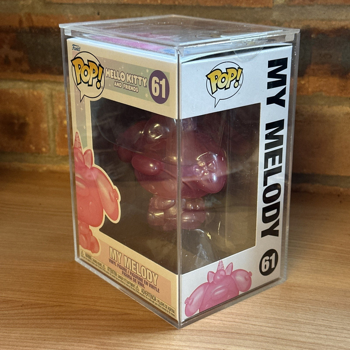 Funko Pop! My Melody #61 (Translucent Pink) Vinyl Figure NO  Hard Case 1