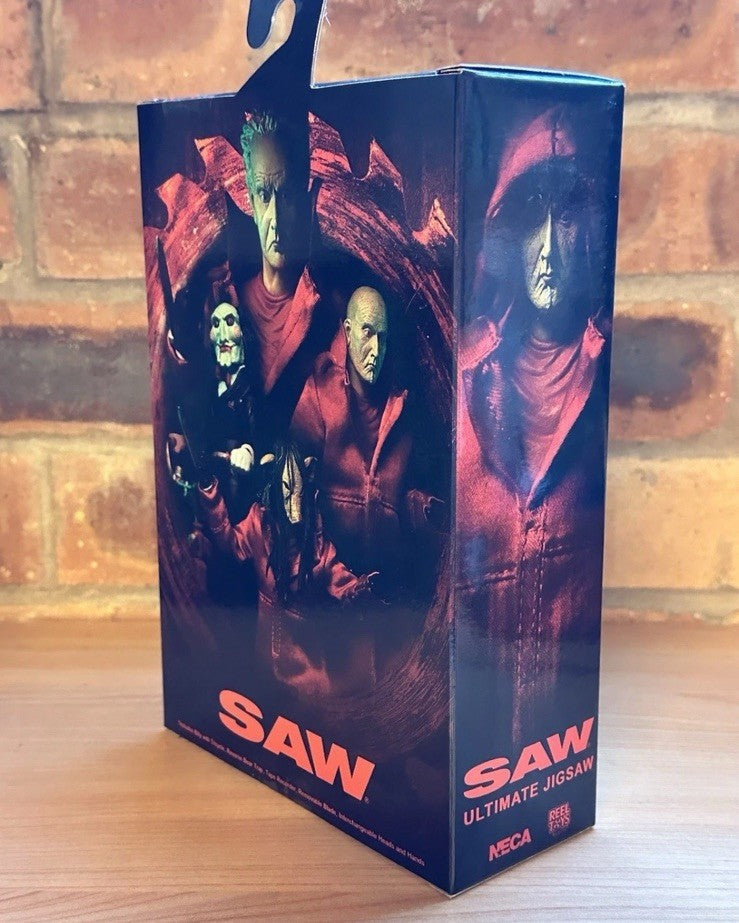Official Neca ULTIMATE SAW JIGSAW KILLER (Red Robe version) 7" inch fig In Stk