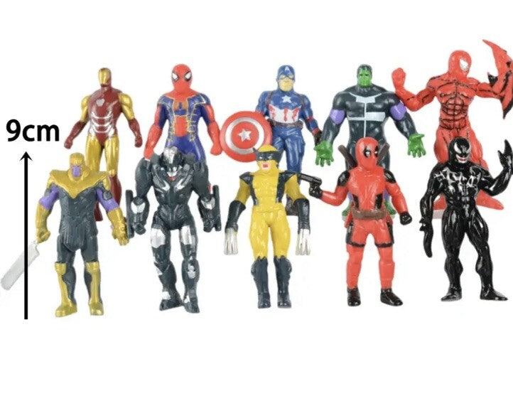 3x Marvel Deadpool and Wolverine Blind Bag 9cm Figure Hot Toy Dogpool Set2