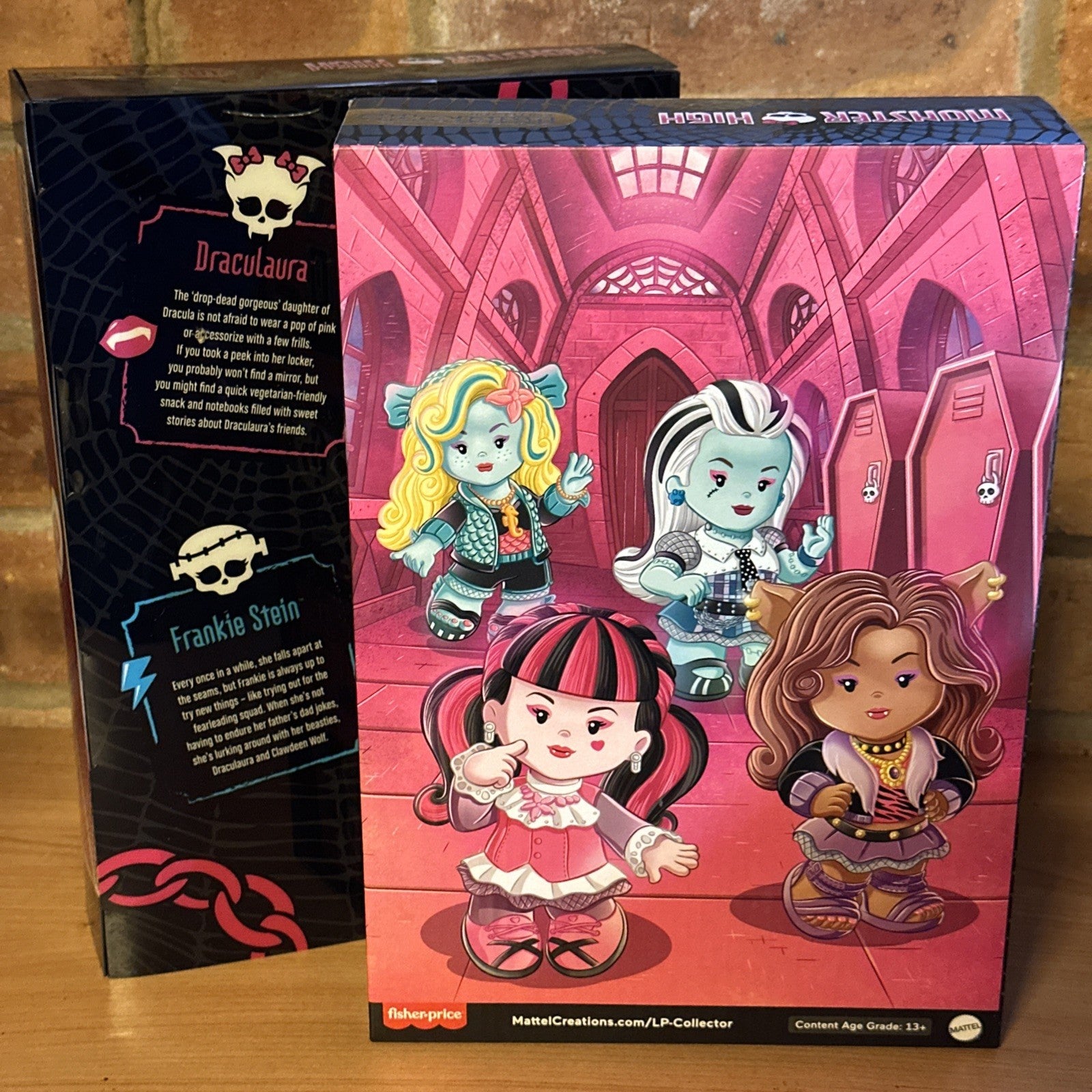 Fisher Price Little People Collector Set Monster High Rare Ltd Ed Import