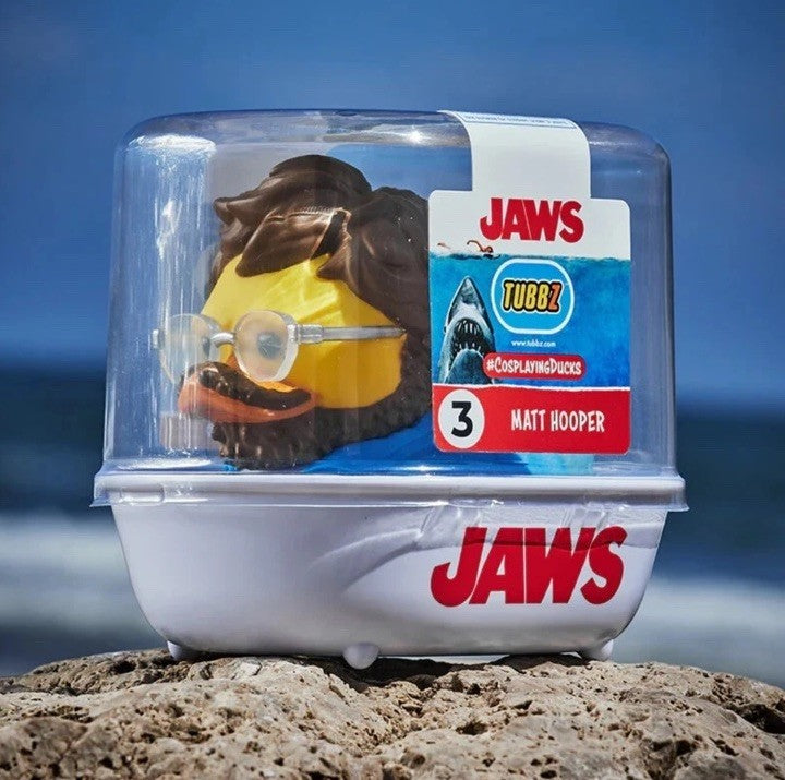 TUBBZ COLLECTIBLE RUBBER DUCK JAWS MATT HOOPER SHARK HORROR MOVIE GREAT WHITE