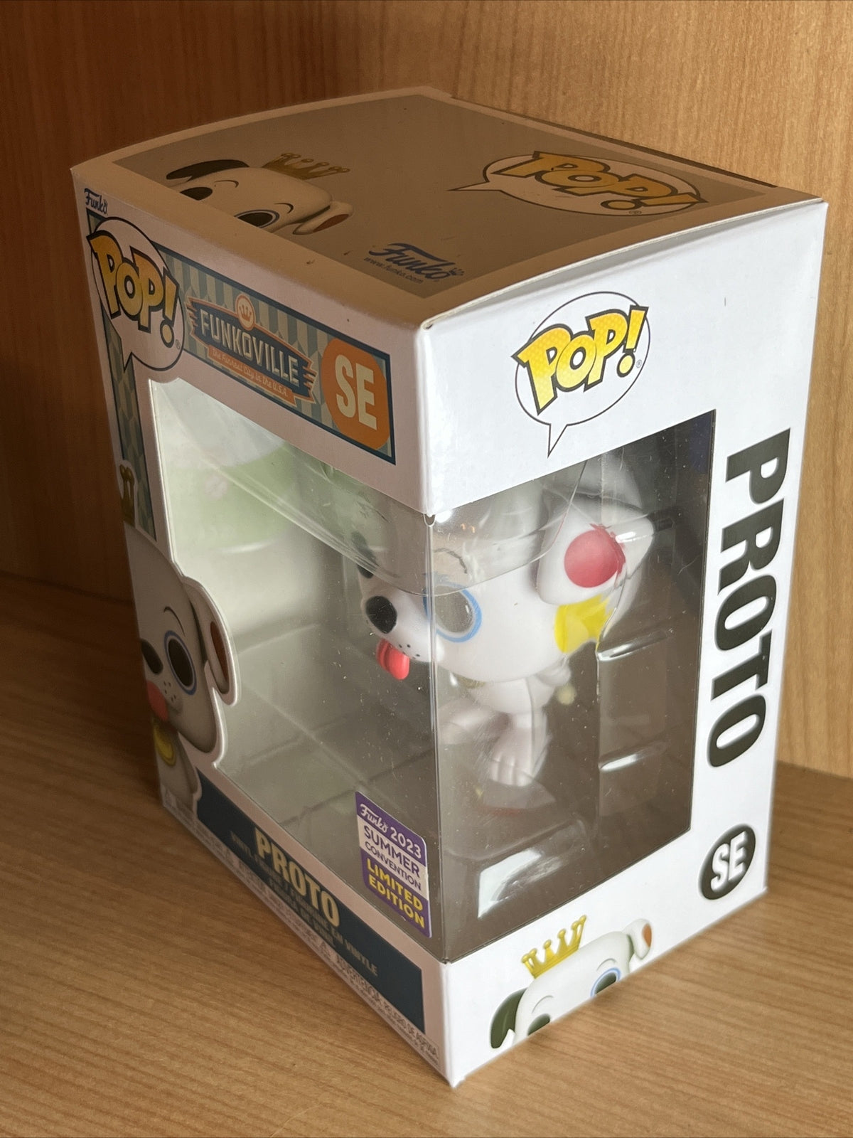 FUNKO SDCC Pop PROTO AND BLOCKBUSTER CARD #SE VINYL FIGURE  2023 LIMITED EDITION1