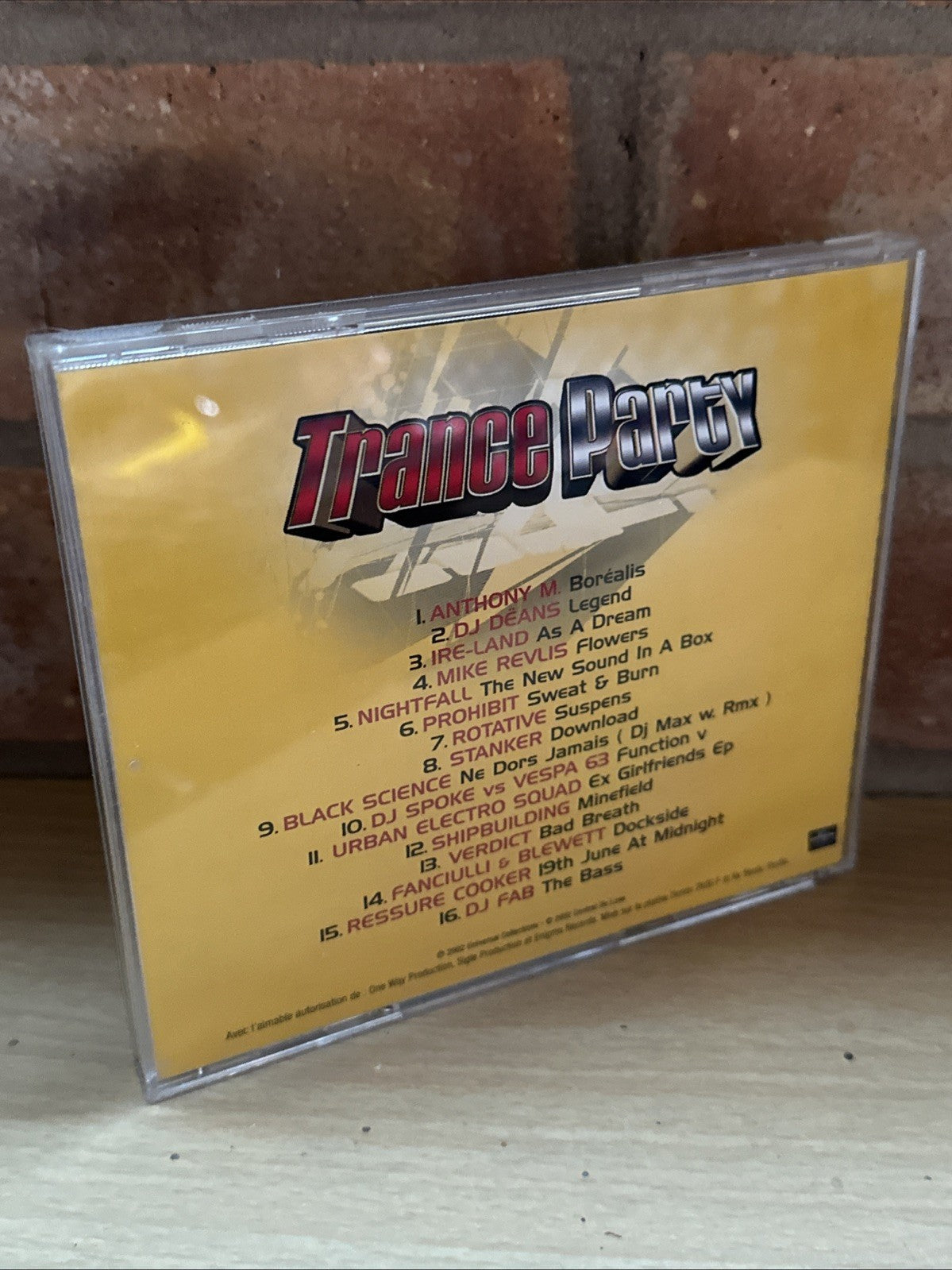 Rare Trance Party No.3 CD Album Mixed by Seb B. Rare 90’s Mixed Cd Electronic1