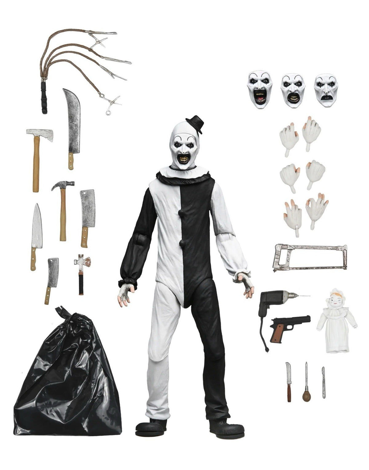 Terrifier Action Figure Ultimate Art the Clown 17 cm NECA In Stock Now12