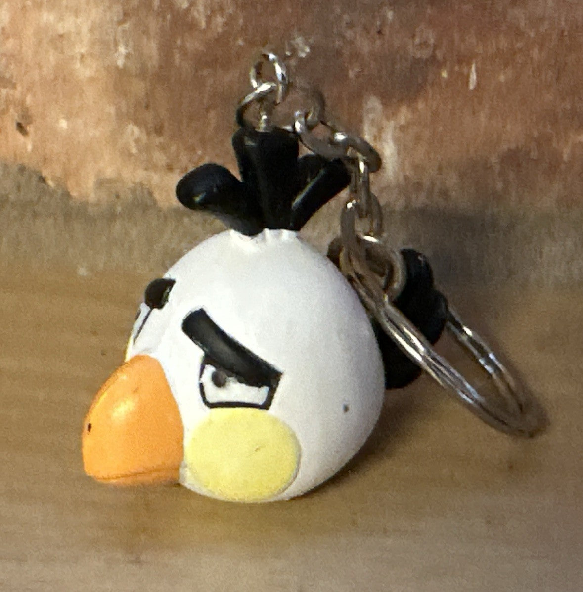 Angry Birds Chicken Pig Key Ring  danglers Keychain charm PVC Movie Gift1