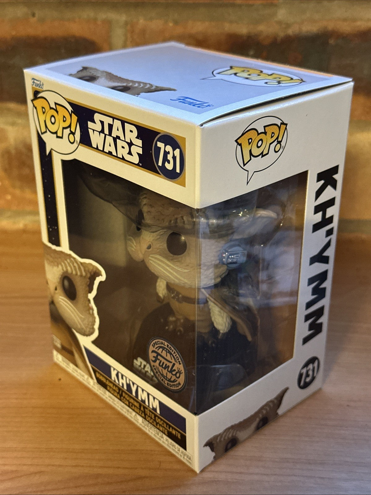 Funko Pop Star Wars Kh'ymm Skeleton Crew Figure Exclusive Sticker Import #7310