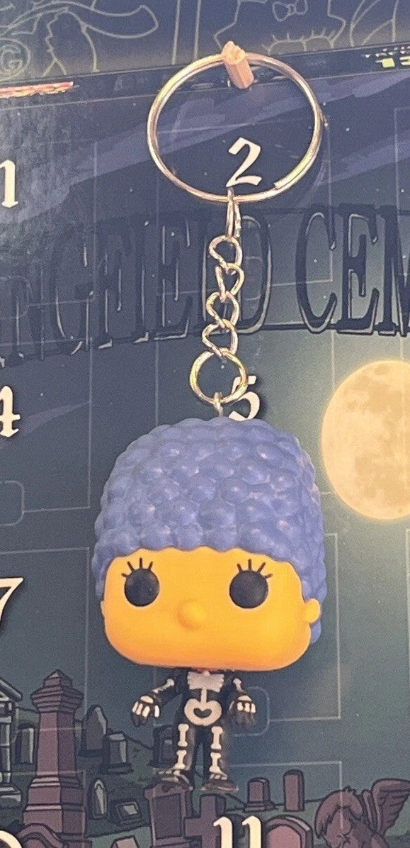 Funko THE SIMPSONS Key Ring HORROR SKELETON MARGE POP Keyring bag Keychain0