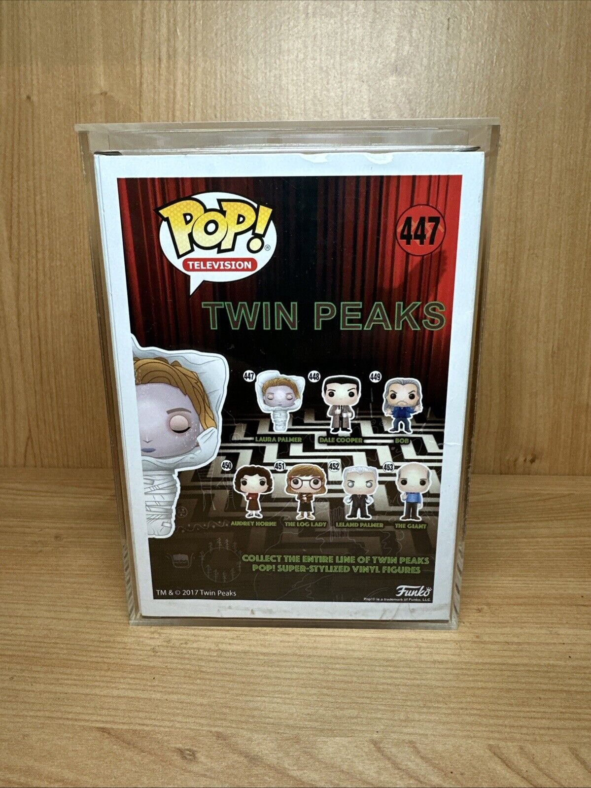 Funko Pop! TWIN PEAKS Laura Palmer Vinyl Figure #447 In Hard Case VAULTED Lynch