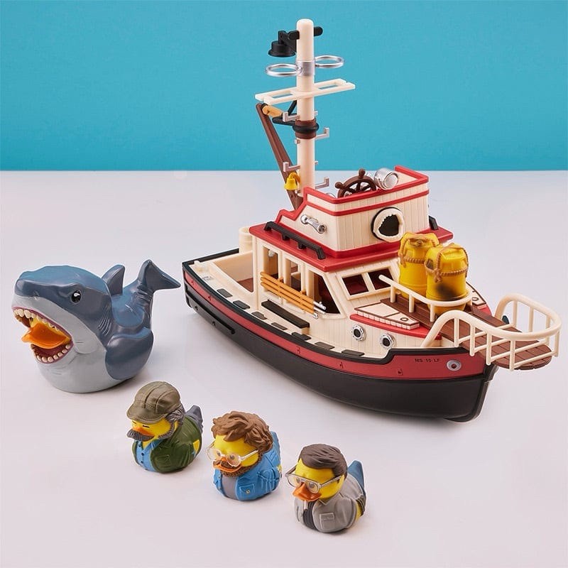 Tubbz Jaws Collectibles Ultimate 50th Anni Orca Boat + 4 Tubbz Duck In Stk Now