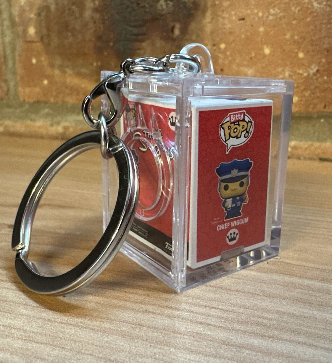 Funko Bitty Pop! The Simpsons CHIEF WIGGUM CHASE Set Hard Case Key ring2
