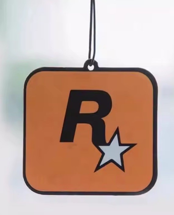 Rockstar R GTA 6 car air freshener UK 1