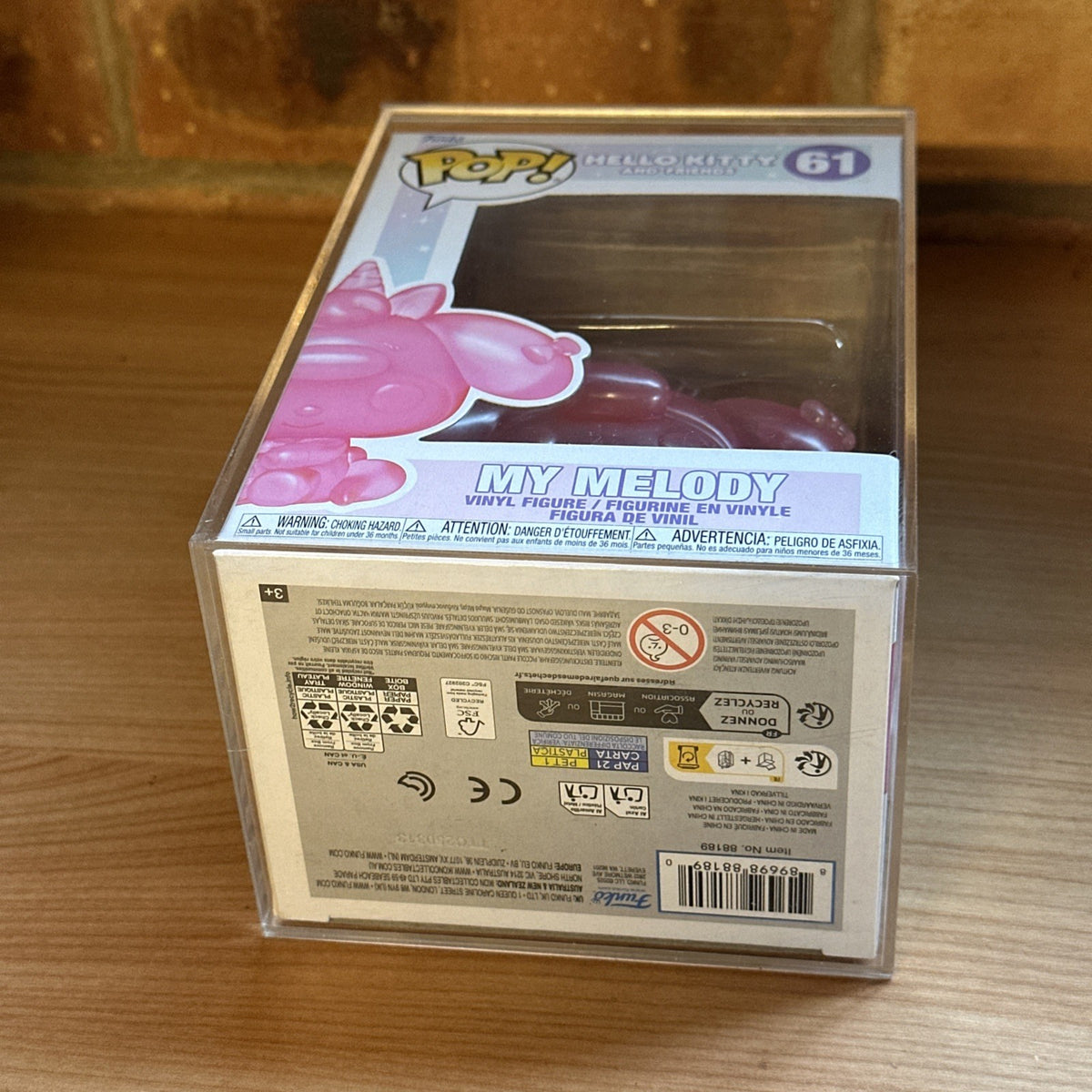 Funko Pop! My Melody #61 (Translucent Pink) Vinyl Figure NO  Hard Case 4