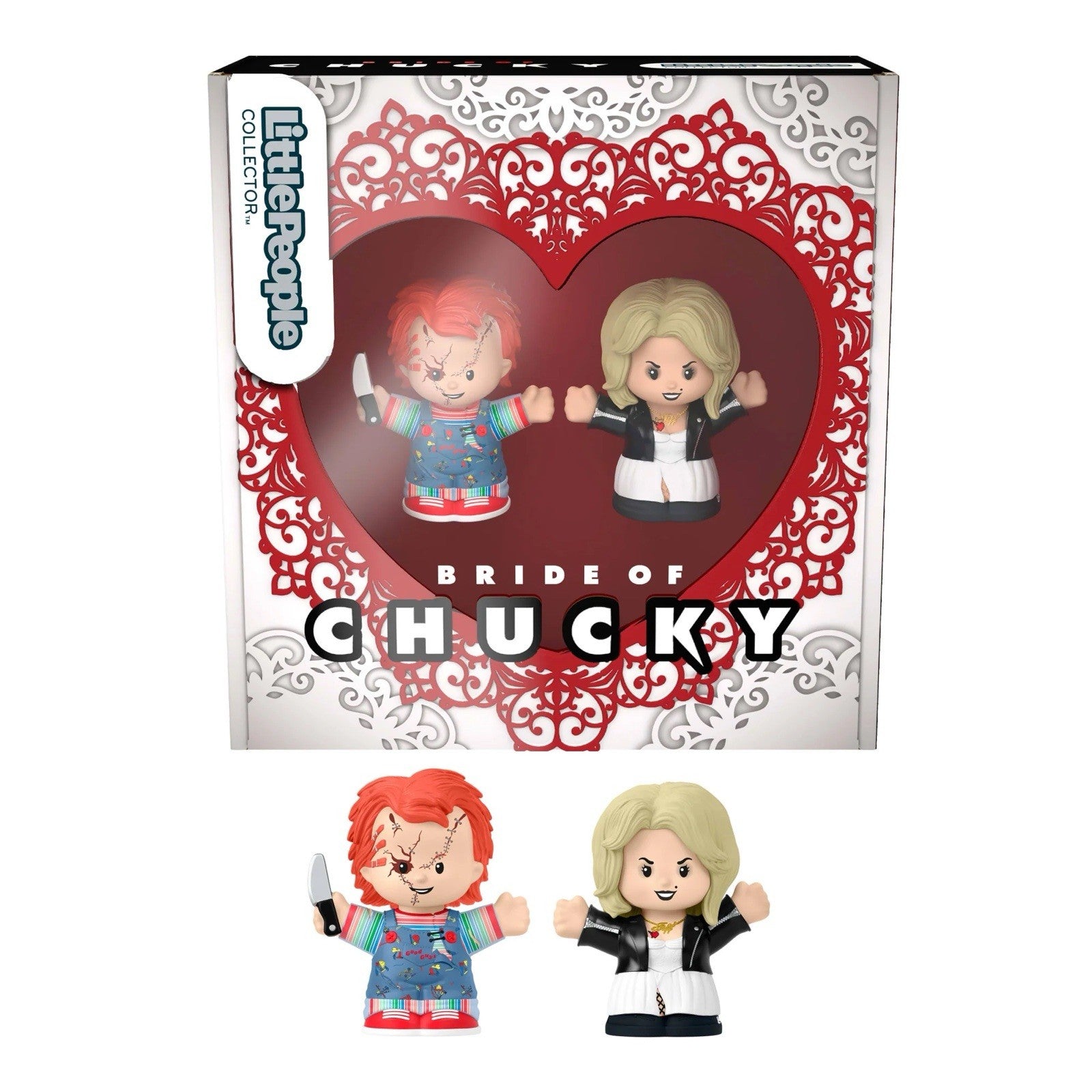 Little People Collector Bride Chucky & Tiffany Movie Special Figure Set In Stk