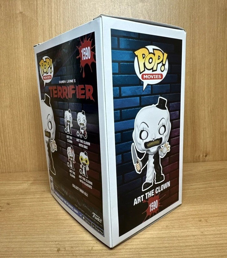 Terrifier Art the Clown with Knife Funko Pop #1590 In Stock Now Horror
