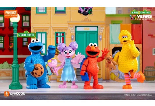 BLOKEES Sesame Street Set Of 4 PreCool Series 1st Brick Figure Model Kit Toys