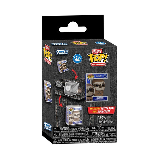 FUNKO BITTY POP! Sloth  4 Pack Pin Case Bittyverse In Stk Now Xmas Gift0