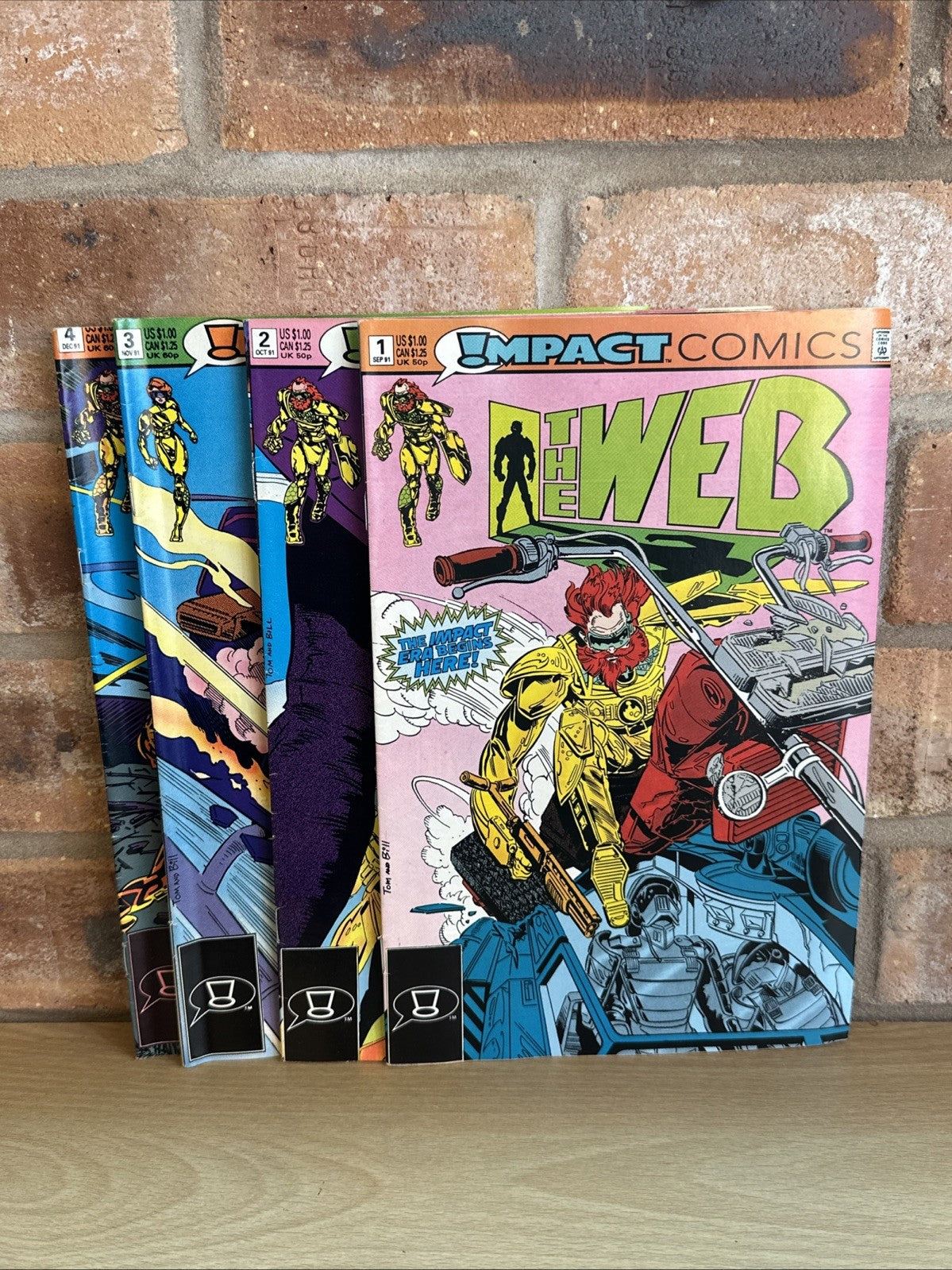 DC The Web Comic  No. 1 -4 First September 1991, DC Comics Great Cond1