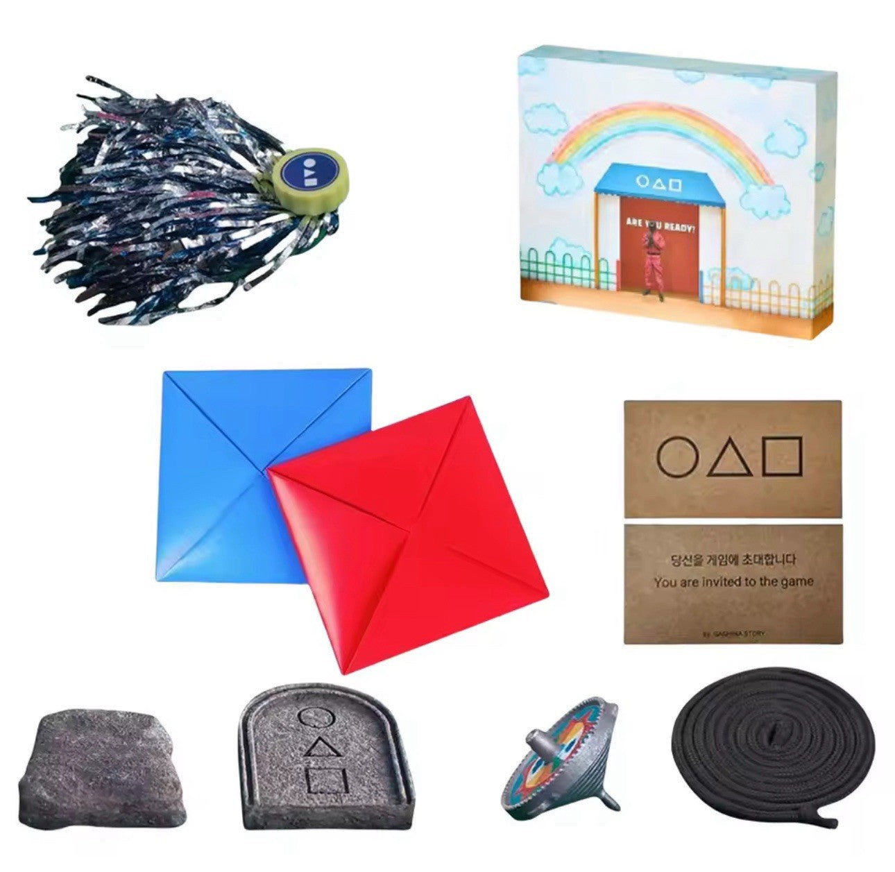 Gonggi Gong-gi Jacks Squid Game Korean Traditional Game Set From Netflix Series+