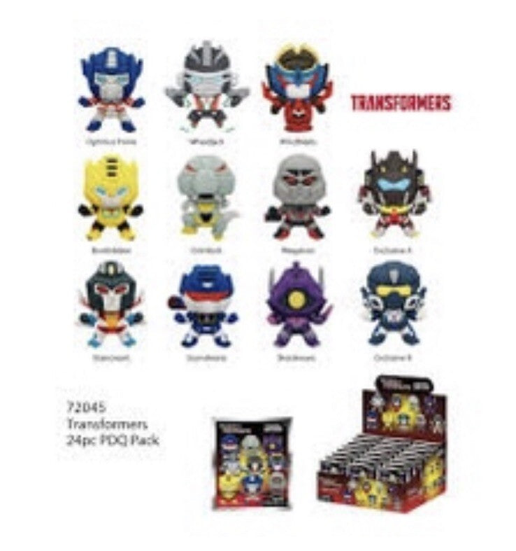 1x Official Transformers Sealed Blind Bag Clip Key Ring Monogram Keychain2