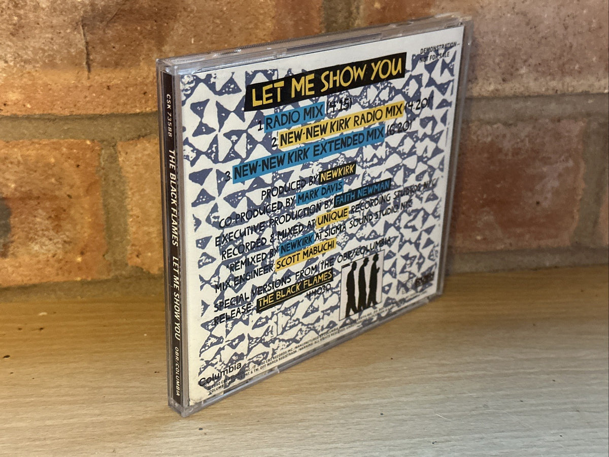 The Black Flames - Let Me Show You Cd Maxi Single Rare Mixes RNB2