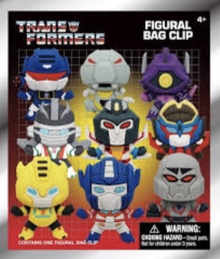 1x Official Transformers Sealed Blind Bag Clip Key Ring Monogram Keychain3