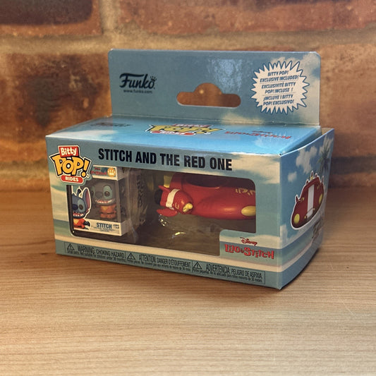 Lilo & Stitch Stitch and The Red One Funko Bitty Pop! Ride Bittyverse In Stk