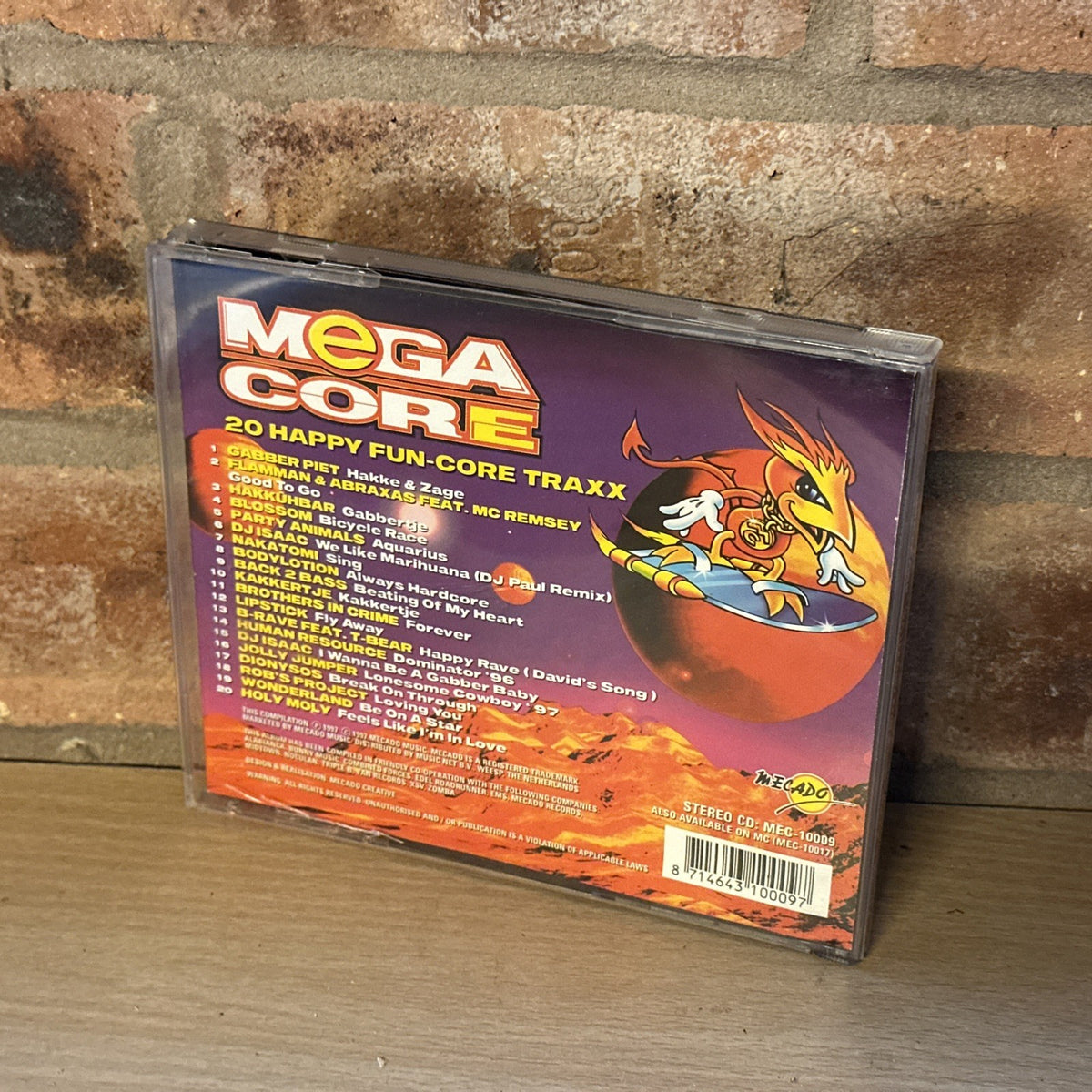 Various - Megacore (20 Happy Fun-Core Traxx) (CD, Comp) Rare Euro Gabba Mint Cd1