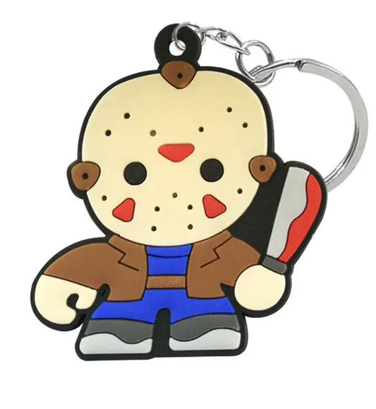 friday the 13th jason voorhees figure keyring mask keychain PVC Horror Gift New