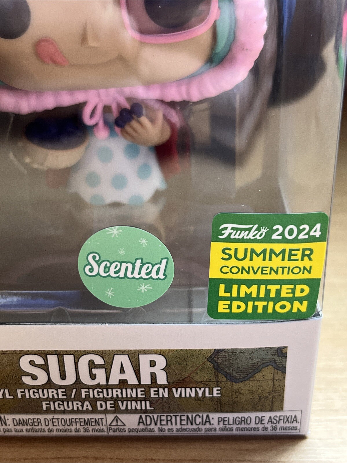 FUNKO ONE PIECE SUGAR POP SDCC 2024 Ltd Ed Scent Smell Pop Comic Con Luffy4