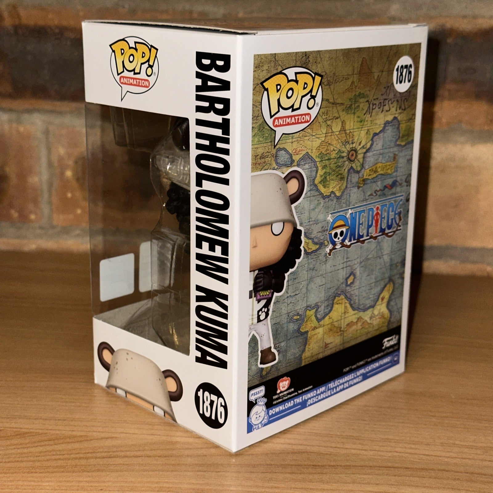 WonderCon 2025 Bartholomew Kuma ONE PIECE Funko Pop New Style Con Sticker Ltd Ed