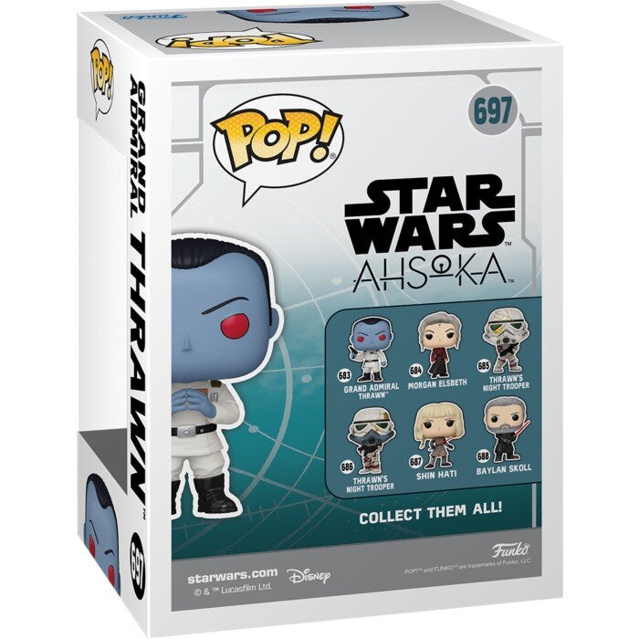 Funko SDCC Pop Grand Admiral Thrawn Ak￼soka Star Wars 24 Exclusive Ltd Ed4