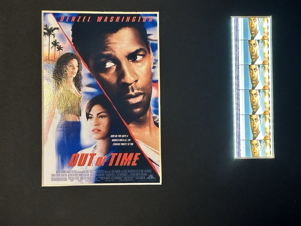 Out of Time Single Film Cell - 2/200 Movie Gift 8x10 Washington Mounted2