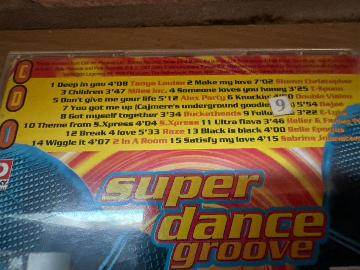 Super Dance Groove 90’s Electronic 2CD Shawn Christopher, T-Spoon, Alex Party,2