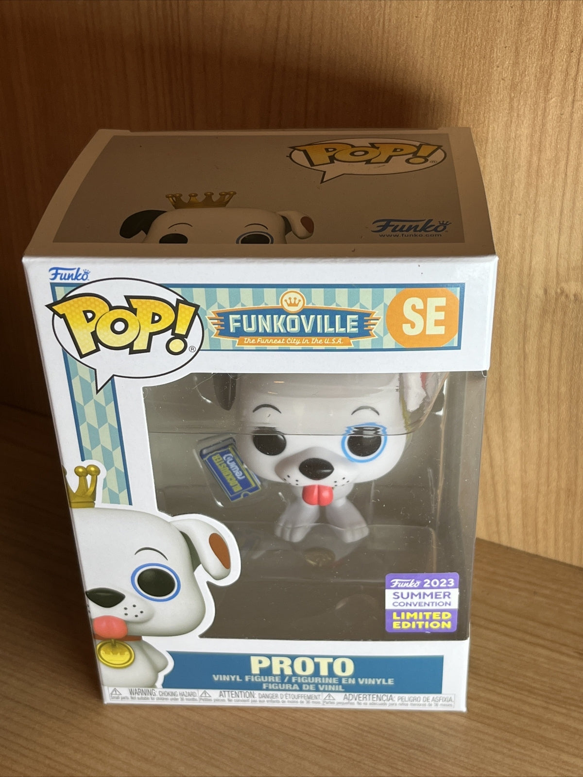 FUNKO SDCC Pop PROTO AND BLOCKBUSTER CARD #SE VINYL FIGURE  2023 LIMITED EDITION0
