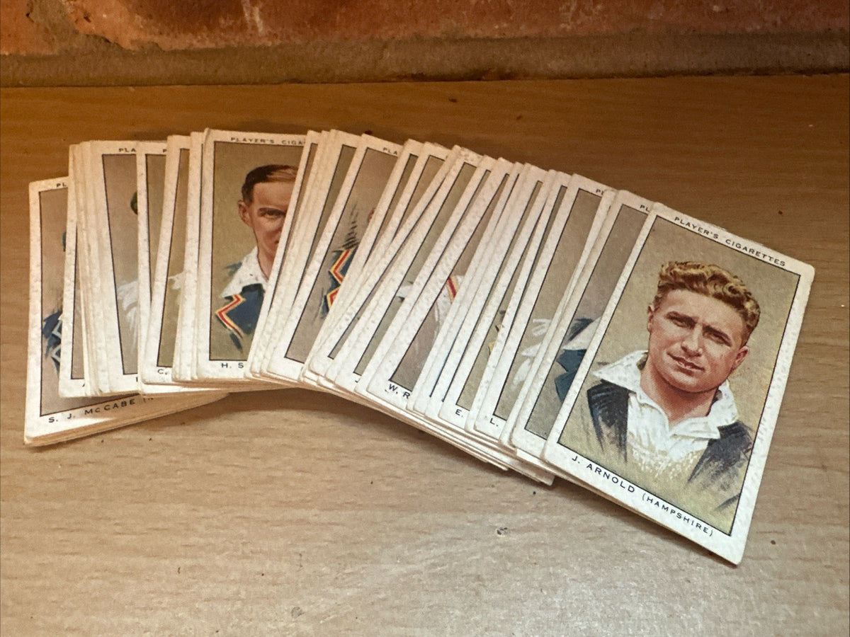 50 x Cricketers 1938 John Player & Sons Cigarette Cards - full set 0