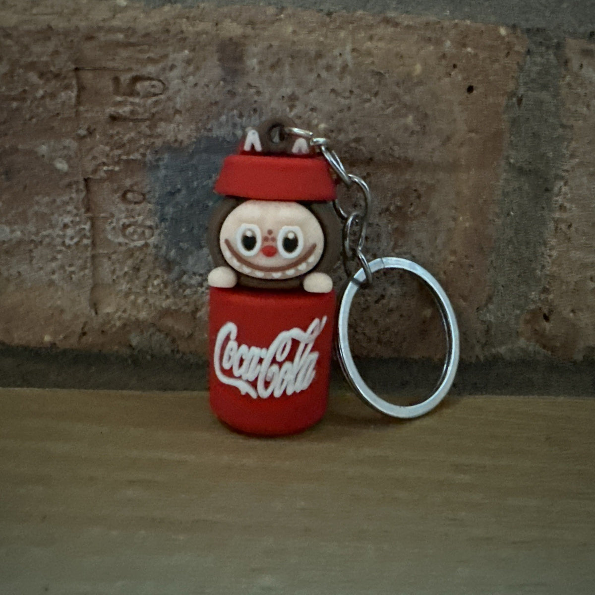Labubu Cola Can Keychain Cartoon The Monsters Pendant Backpack Bag Keyring1